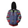 Neuer bedruckter Kapuzenpullover mit Reißverschluss-Cardigan für Herren und Damen, Herbst- und Winterjacke, kurzärmeliges T-Shirt