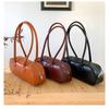 Modische Baguette-Umhängetasche - Strukturierte PU-Achseltasche Retro-Minimalistisches Design für Damen Einzigartiges Alltagsaccessoire