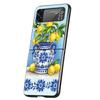 Luxus Handyhülle Für Samsung Galaxy Z Flip 3 4 5 6 Hartes Faltbares PC Für Samsung Z Flip3 Flip4 Flip5 Cover Retro Frucht Zitrone