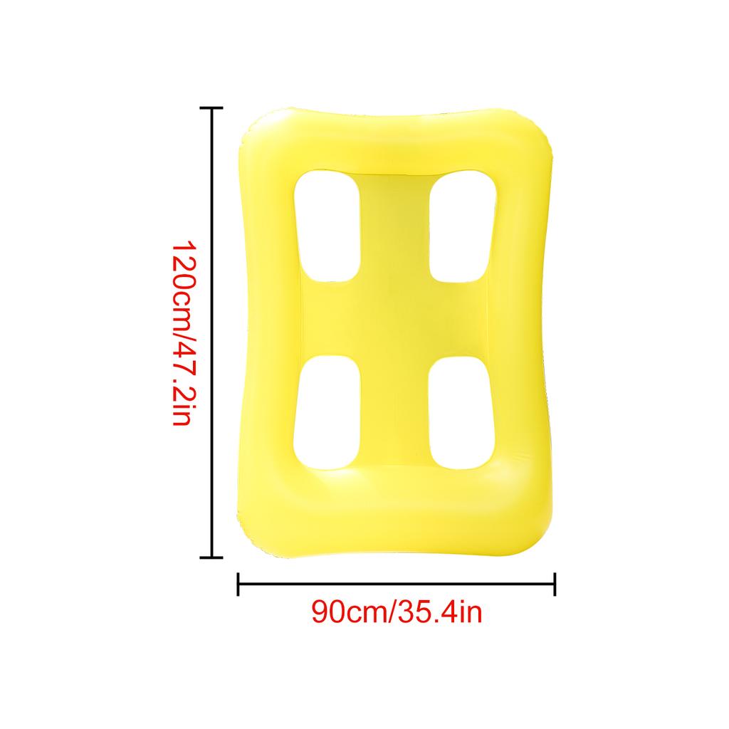 Inflatable Floating Row Pool Float Lounge Water Hammock Foldable Floating Mattress Saddle Lounge Chair Hammock Drift Chair