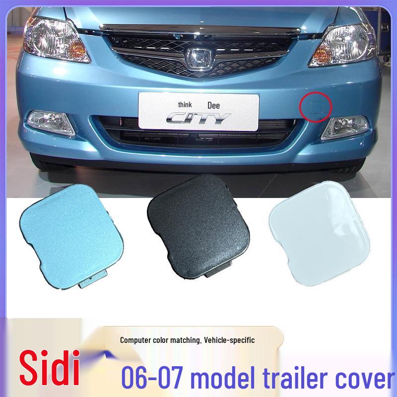 06-07 Honda City Передний бампер Крышка буксировочного крюка Аксессуар 06-07 Honda City Front Towing Cover [Unpainted]
