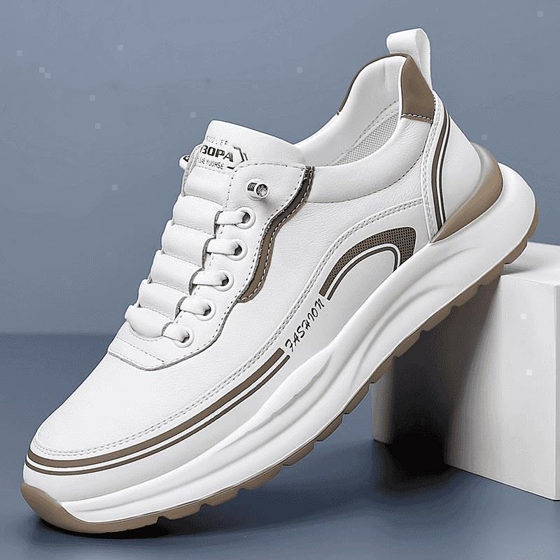 Men's Lightweight Breathable Dad Shoes - Soft Sole Casual Running Sneakers for Spring/Autumn 2025