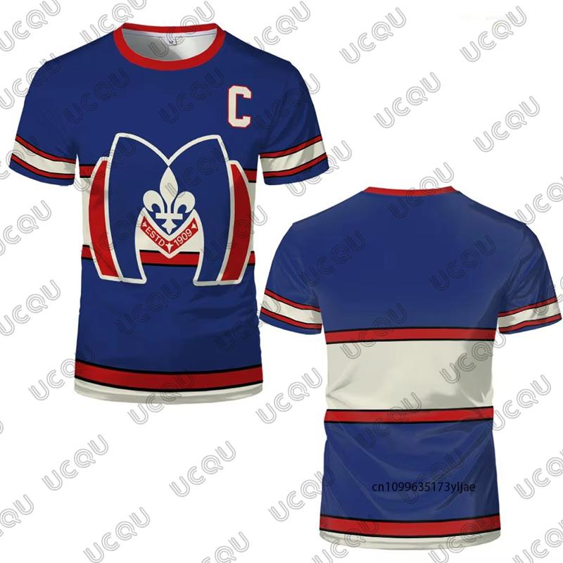 2026 Sommer Beheiztes Rivalitäts-Eishockeytrikot Für Männer Frauen Outdoor-Sport Kurzarm Surfen Rundhals-T-Shirt Lässige Kinder/Erwachsene Oberteile