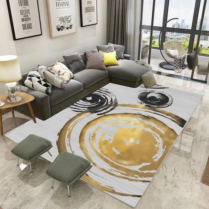 Geometric Abstraction Pattern Carpet Living Room Decoration Hallway Large Size Decor Rugs Bedroom Home Hotel Floor Mat Washable