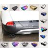 Car Stainless Steel Cover Muffler Pipe Outlet Dedicate Exhaust Tip Tail 1PCs For Renault Kadjar 2016 2017 2018