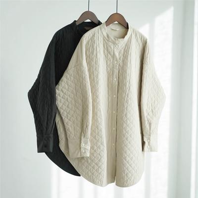 Women Vintage Winter Bat Sleeve Jackets Solid Color Long Sleeve Coats Button Casual Soft Female Jackets