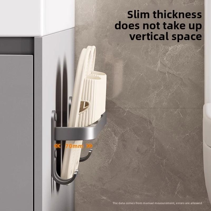 Modern Space Aluminum Wall Mount Shoe Rack With Waterproof Design For Bathroom And Kitchen Storage