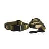 Army Green Camouflage Dog Collar & Leash Set with Custom Engraving