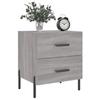 Maison Exclusive - Table de chevet sonoma gris 40x35x47,5 cm bois d’ingénierie
