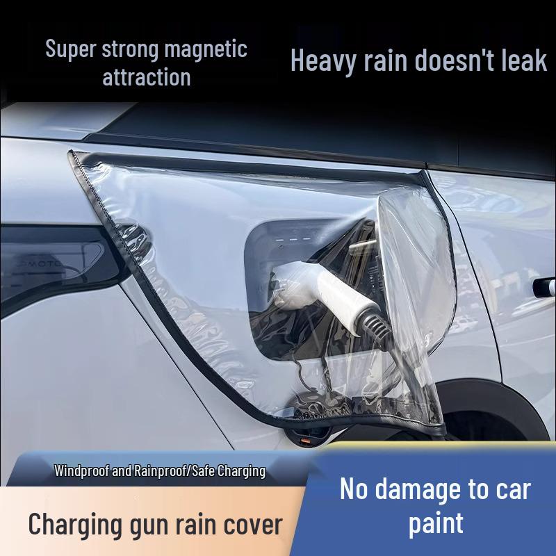 Electric Vehicle Charging Port Waterproof Rain Protection Cover