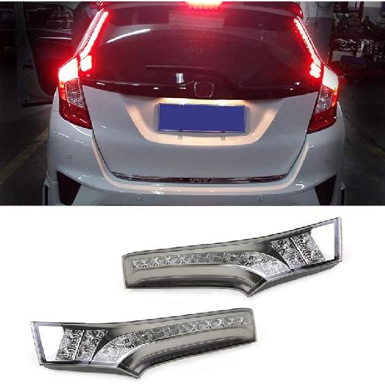 Super Bright Rear Lights Brake Lamp for Fit 2015 2016 2017 2018 2019 2020 Super Bright Car Pillar Running lamp Tail Light Assemblies Driving lamp