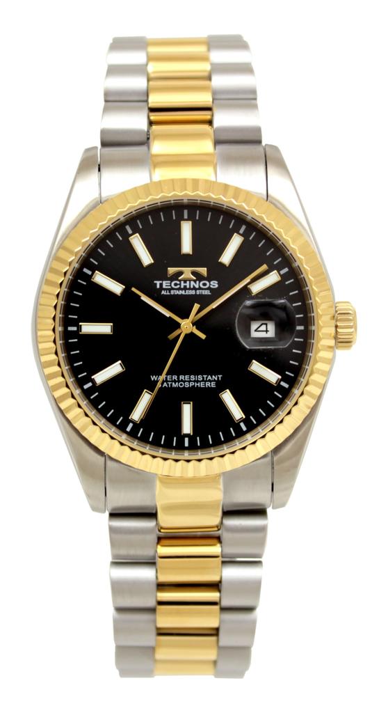 [Technos] Date Watch T9C25TB Men's Silver
