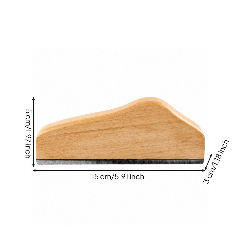 Guitar Fret File with Wooden Handle Professional for Workshop, Luthier