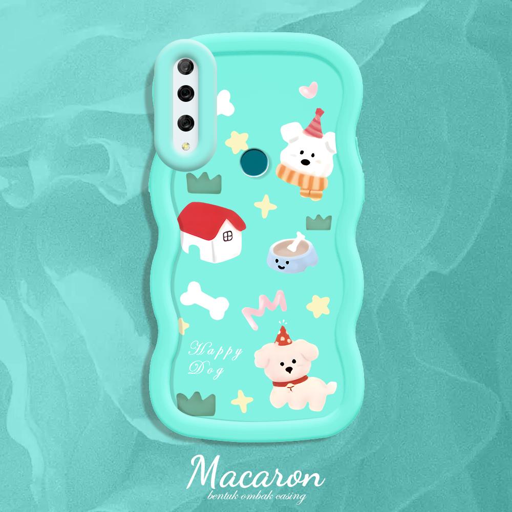 

Окрашенный узор Big Wave Edge Мягкий силиконовый материал Macaron чехол для телефона противоударный защитный резиновый чехол для iPhone Huawei Honor Infinix Tecno Tecno Pova 6 Neo синий