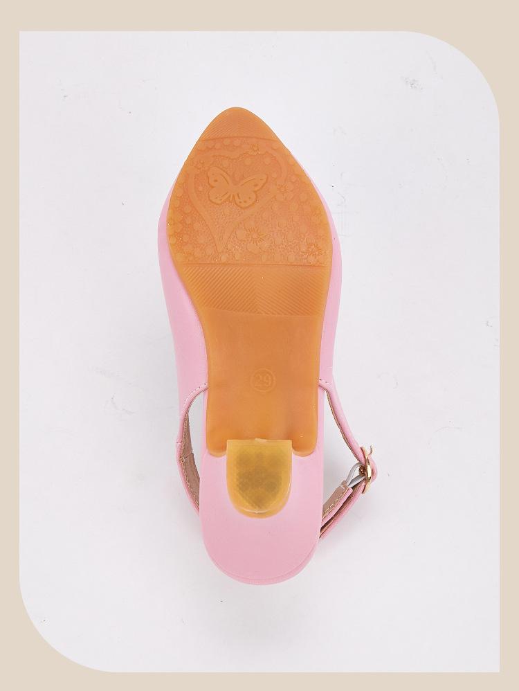 Girls' Fashion High Heels: 2025 Winter Versatile Birkenstock Sandals & Single Shoes