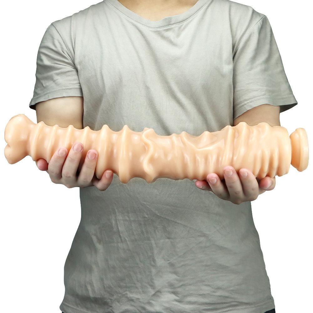 41.5cm Big Black Dildo for Anal Plug Adult Sex Toys Slave Strap on Penis Silicone Dick Fisting BDSM