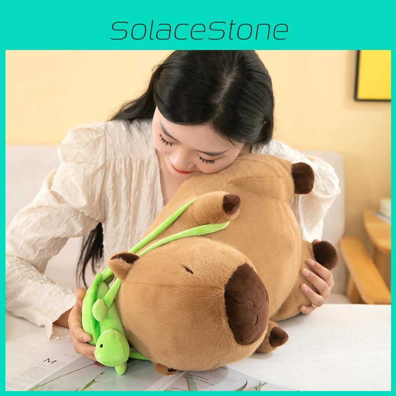Plush Backpack Capybara Toy Stuffed Animal Doll Cartoon Kids Birthday Gift