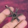 Labradorite Gemstone Pendant Copper Wire Wrapped Jewelry Handmade Star Pendant