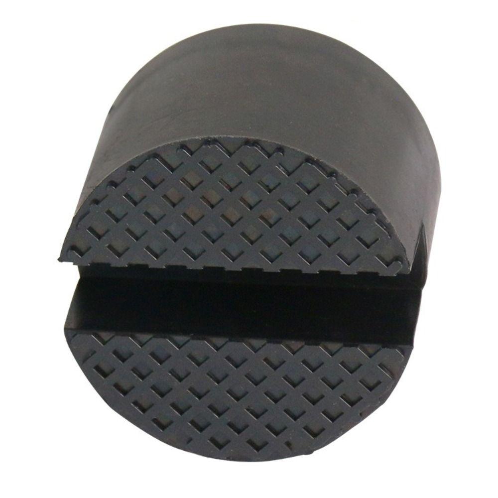 Durable Car Jack Rubber Pad Slotted Rail Hydraulic Slotted Jack Stand Pad Wear Resistant Floor Lifting Rubber Pad