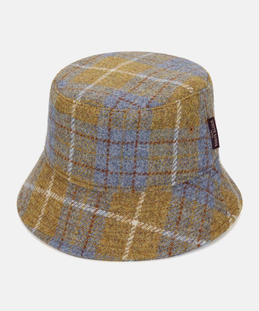 Hwaiteusaenjeu Purple Label Harris Tweed Bucket Hat Camille Yellow