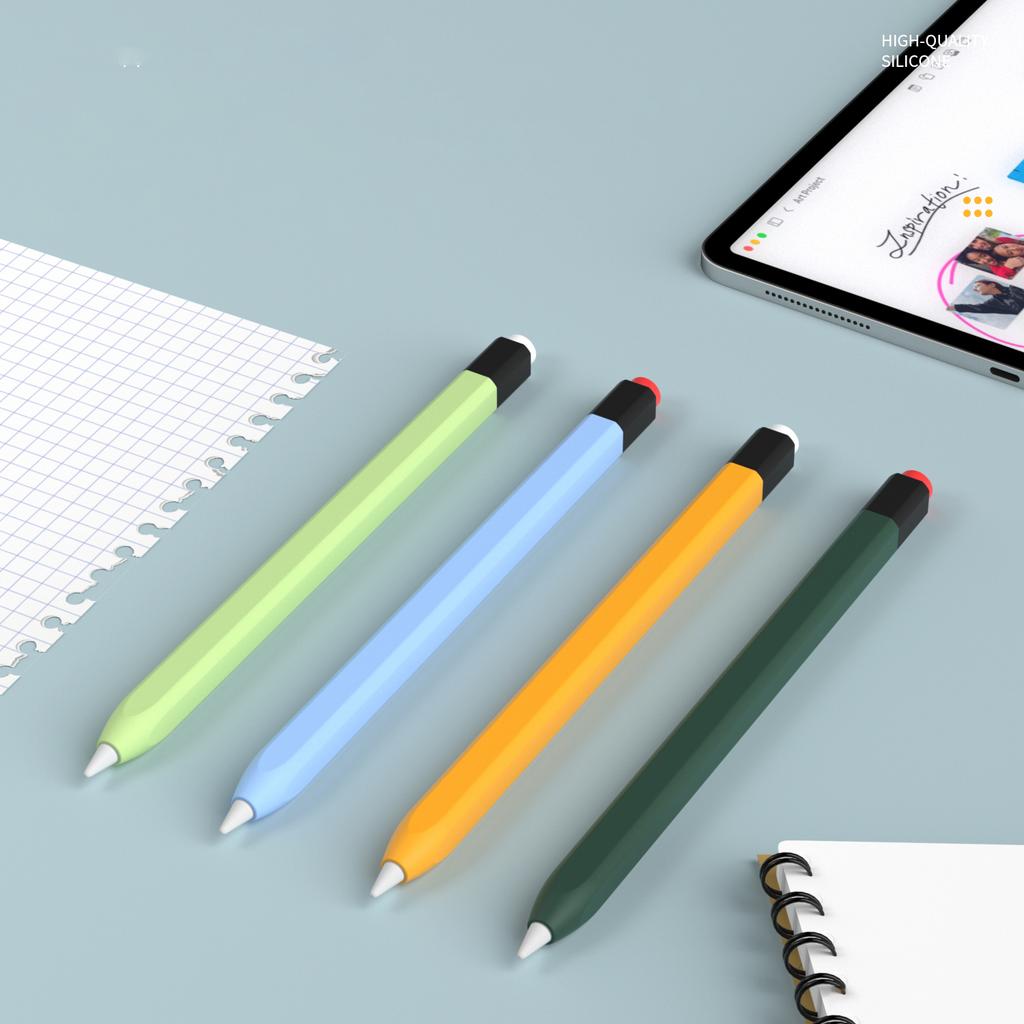 Pro Apple Pencil (1. generace) Ochranný obal Silikonový kryt na stylus odolný proti poškrábání