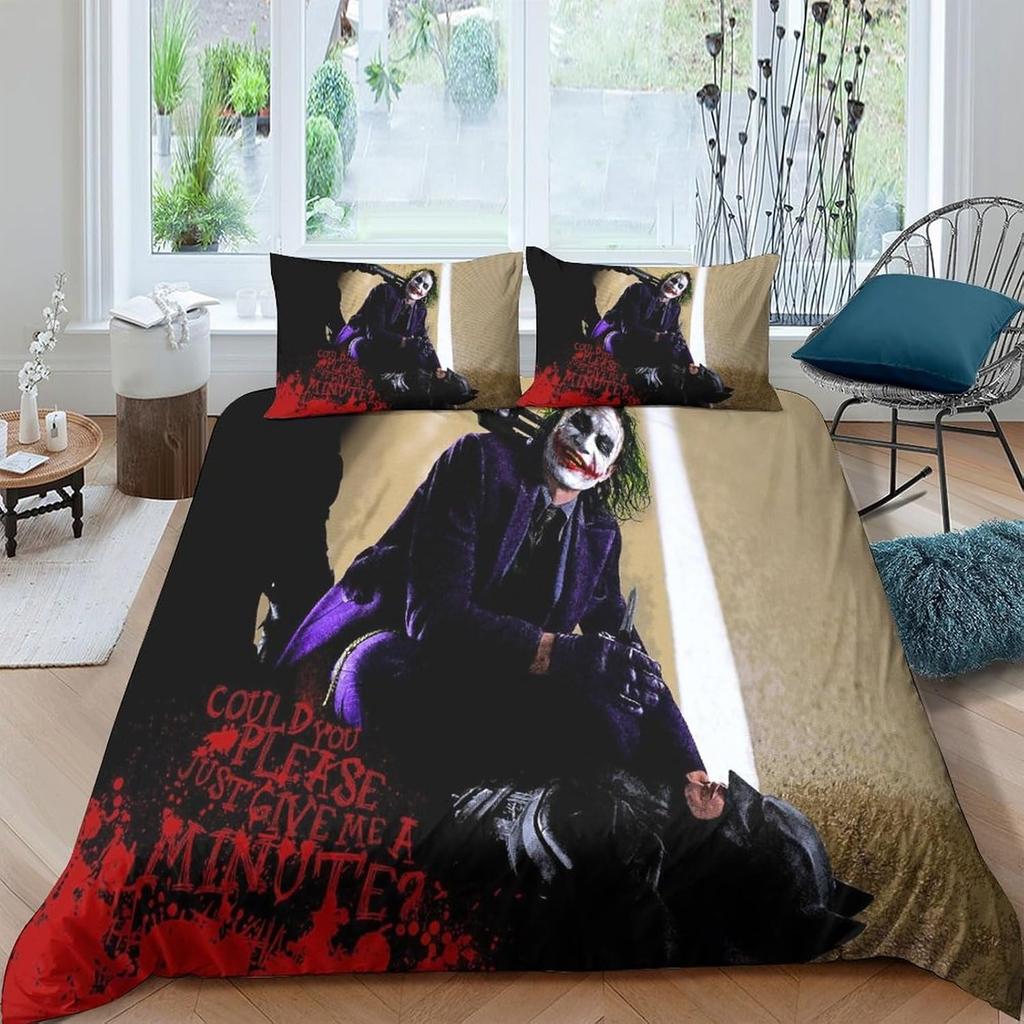 Joker Origin Film Bettwäsche Sets Exquisites Bettwaren Set Joker Romeo Bettdecke Set Bettwäsche Set Luxuriöses Geburtstagsgeschenk
