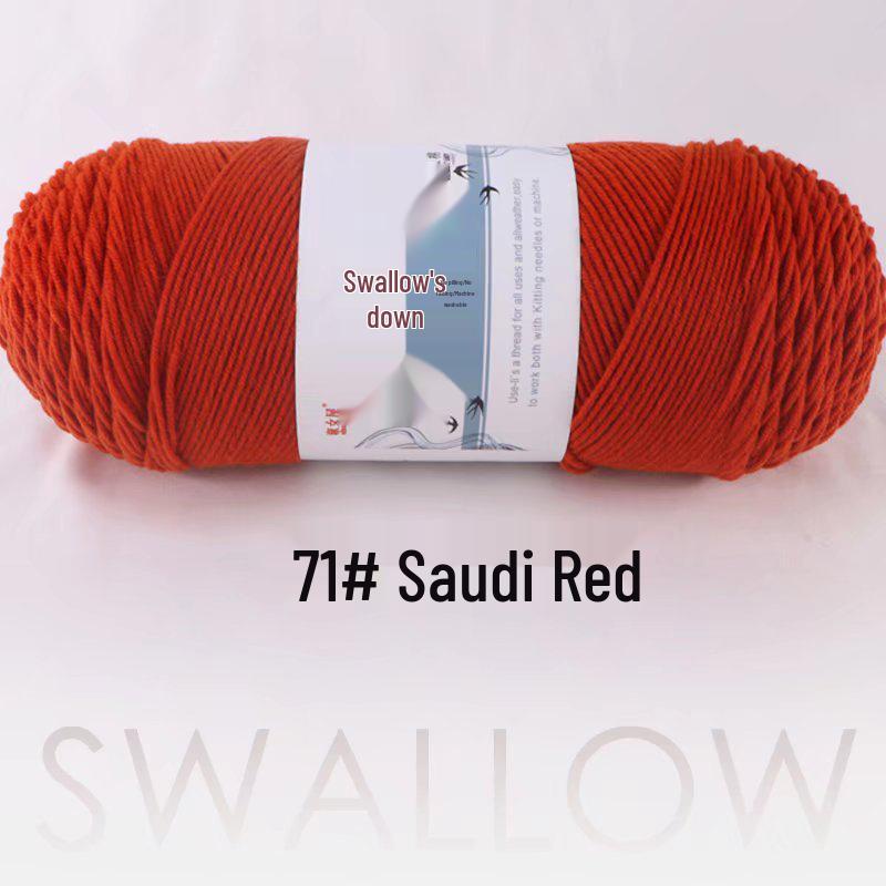 Large Skein 5-Ply Milk Cotton Yarn: Luxurious Plush for Doll Making & Seat Cushions, Available in 80 Colors