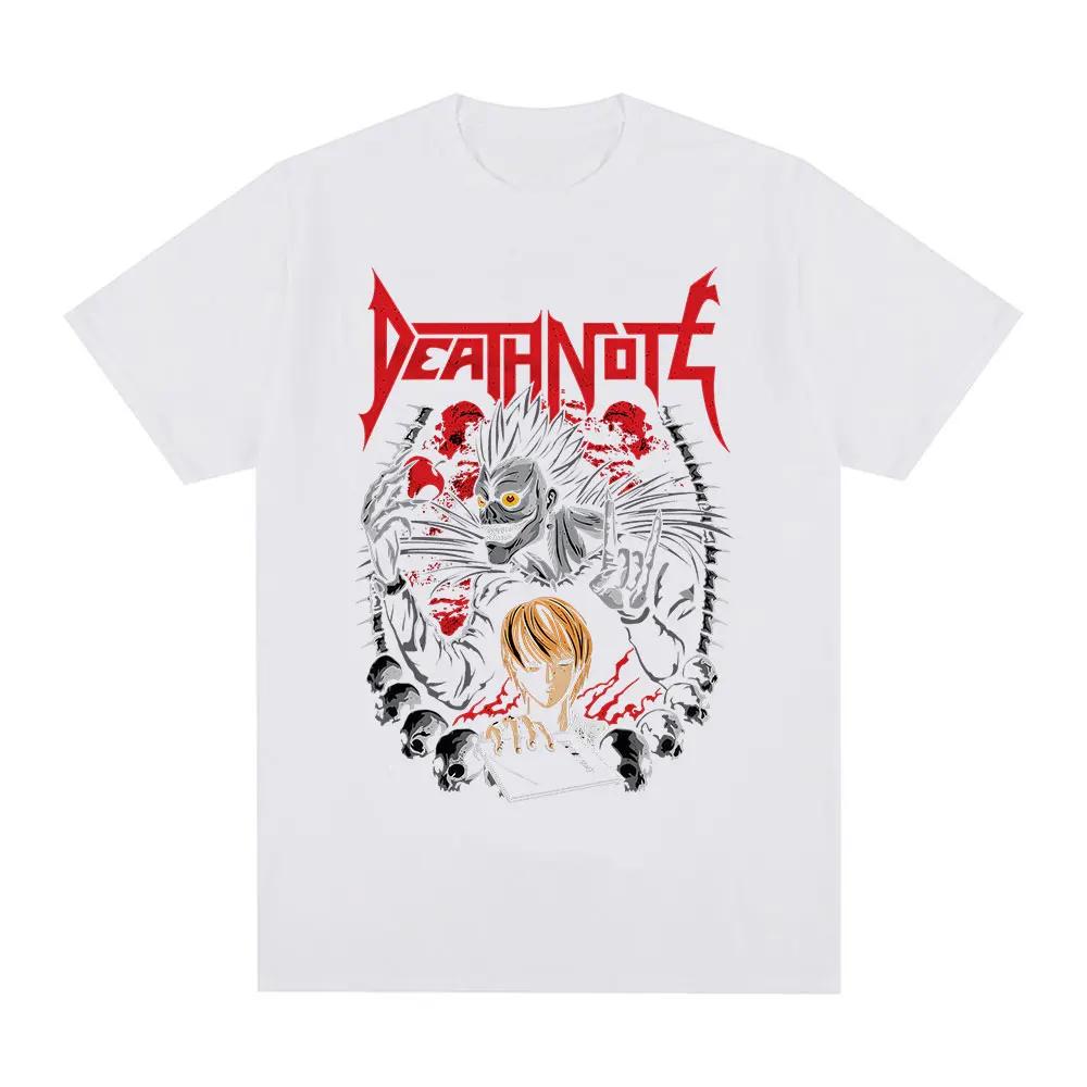 Anime Death Note Ryuk Yagami Light T Shirt Unisex Women Clothing Cotton Oversized Tshirt Fashion Vintage Short Sleeve Tshirts