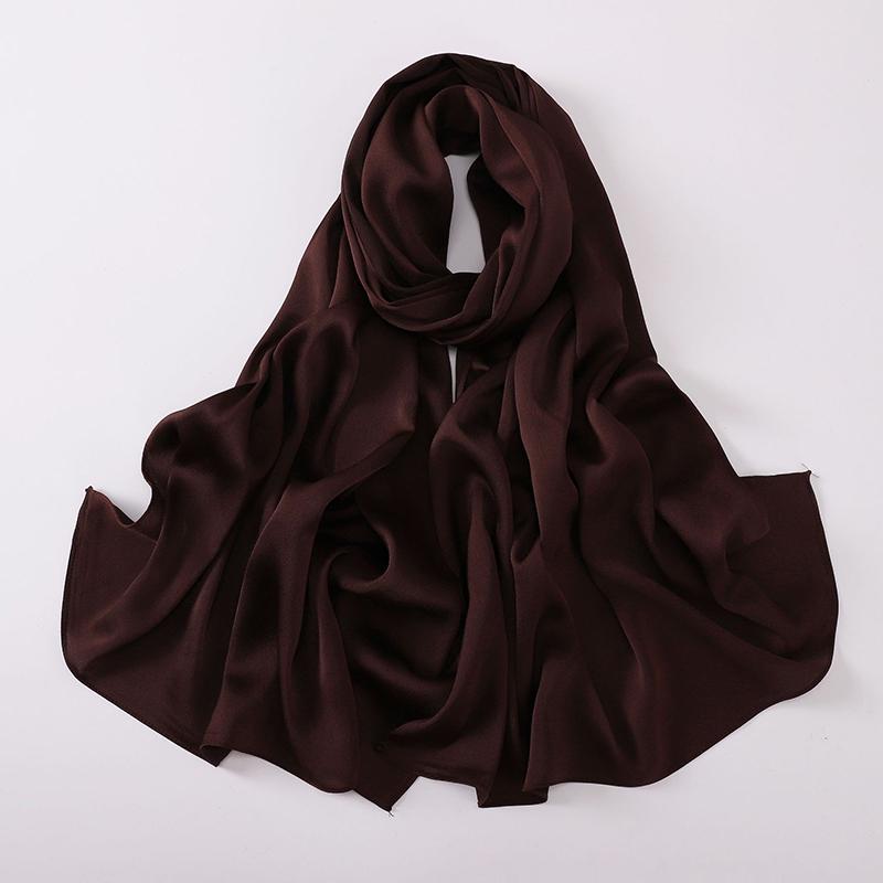 Spring Muslim Modal Chiffon Jersey Hijab for Women Plain Soft Shawls Scarves Big Size Headscarf Islamic Turban Headband Abaya