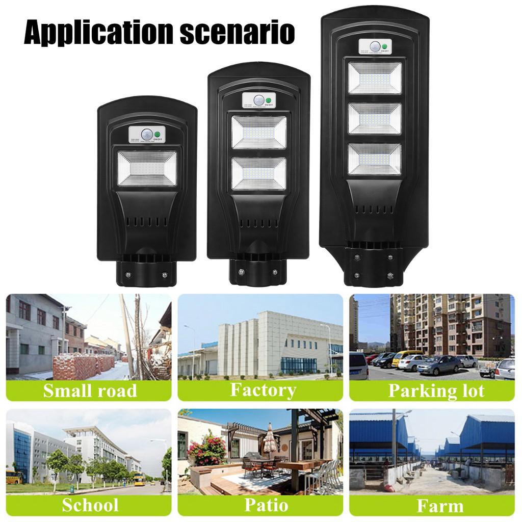 40/60/90W Solar LED Wall Lamp Street Light Radar Motion 2 In 1 Constantly Bright & Induction Solar Sensor Remote Control