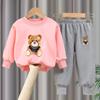 Autumn Clothes Cartoon Kids Two Piece Set Spring Streetwear Outfits for Boys Girls Korean Fashion Trendy Clothes