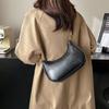 Trendy Underarm Bag Women's New Fashion Summer Solid Color Casual Simple Texture Shoulder Bag Tide