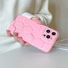 Three-dimensional Football Pattern Suitable for Ip16pm Phone Case, Liquid Skin Feel Spray Oil Apple 15pm Diamond-shaped Full Cover Protective Case