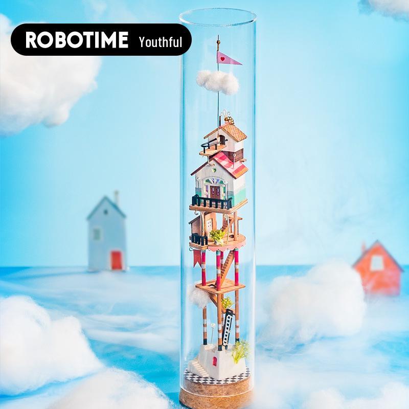 Ruolai DIY 3D Drift Bottle Model: Children's Educational Toy & Adult Birthday Gift for Girls