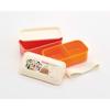 Skater Lunch Box Silver Ion Ag+ Antibacterial Fluffy Packing Integrated 2 Tiers 550ml Peanuts Retro Snoopy PALW6AG