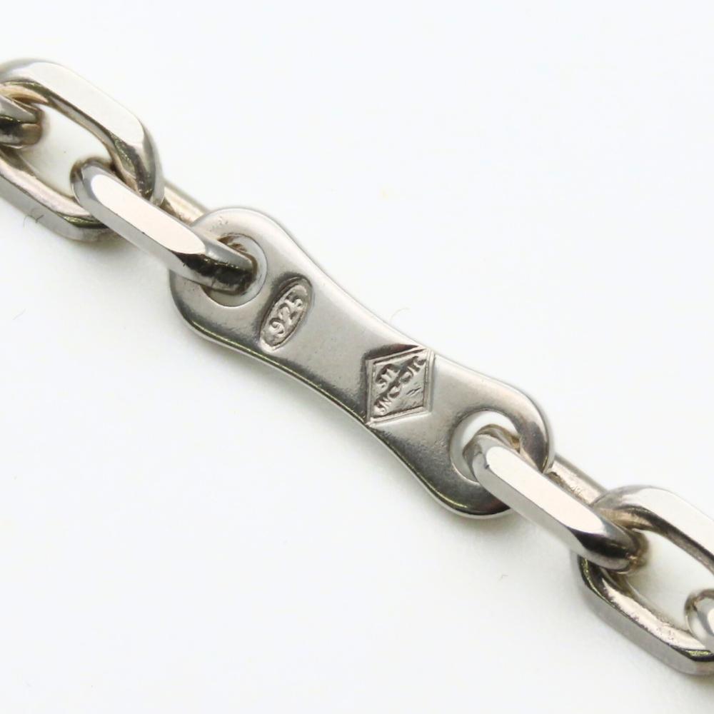 Used HERMES Bag charm Panda animal leather/Silver925 white black Accessories