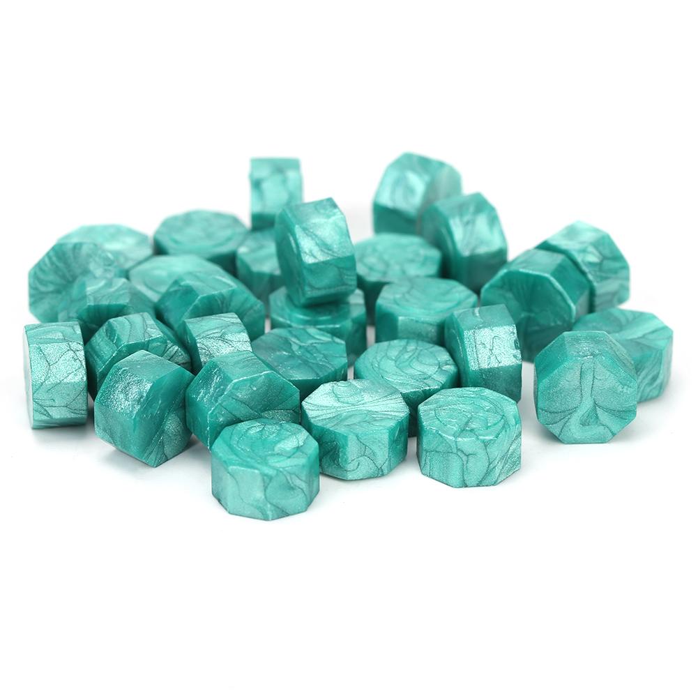 60/100pcs Vintage Octagon Granule Sealing Wax Beads DIY for Personal Letters Wedding Stamping Crafts Decorative Accessories