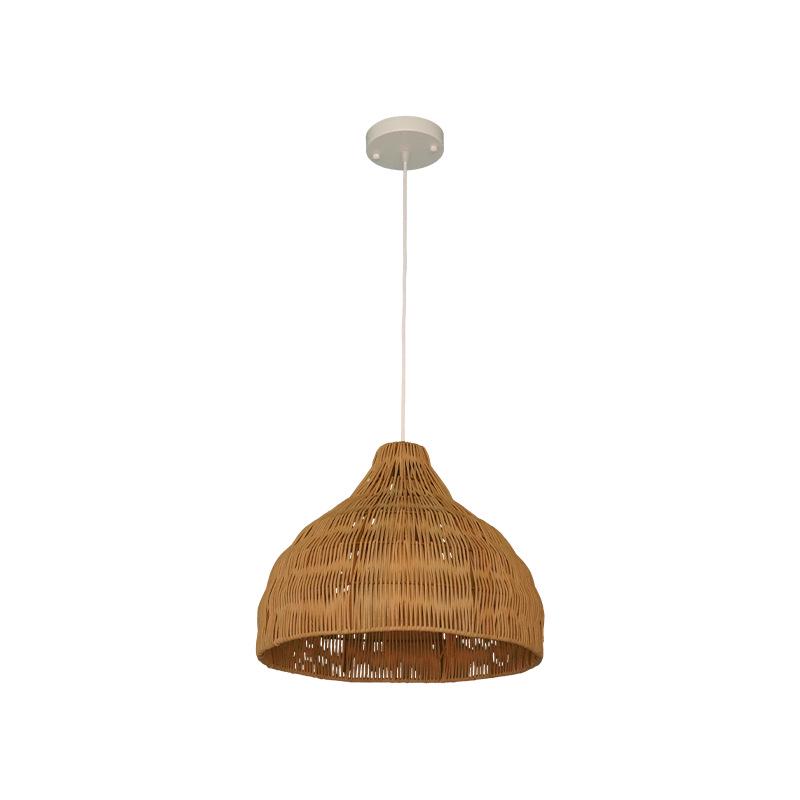 Wabi-Sabi Bamboo Rattan Pendant Lamp: Zen-Inspired Teahouse Lighting