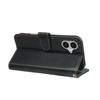 Huawei Honor Magic 8 Pro Lychee Grain Anti-Theft Leather Phone Case and Card Holder