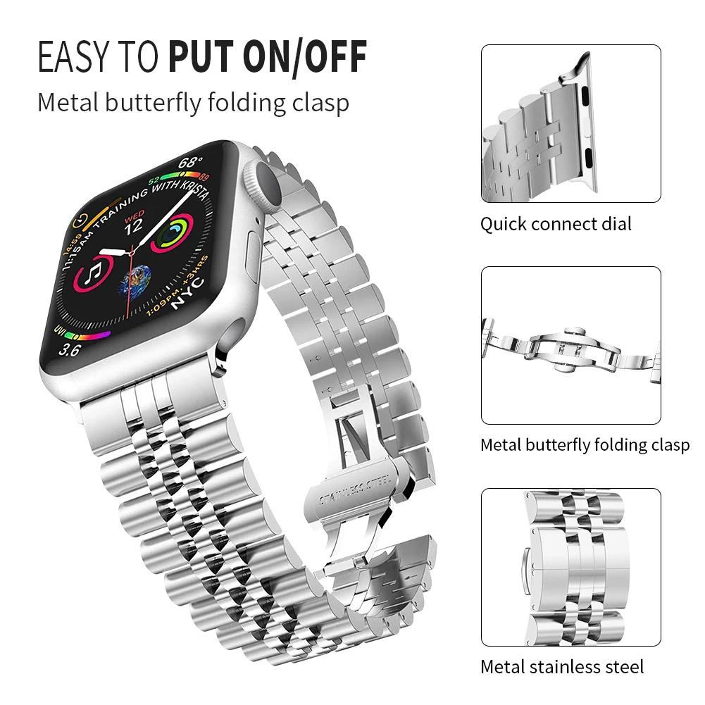 Metal Strap for Apple Watch Ultra 3 49mm 111 10 9 8 7 6 5 4 SE 45mm 41mm 44mm Stainless Steel Bracelet iWatch 10 46mm 42mm Belt