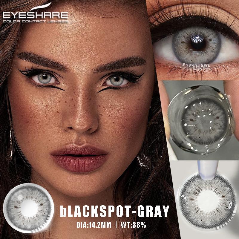 2Pcs Blue Colored Contact Lenses for Eyes Brown Soft Lenses Beauty Lenses for Eye Cosmetics Green Color Contacts Yearly