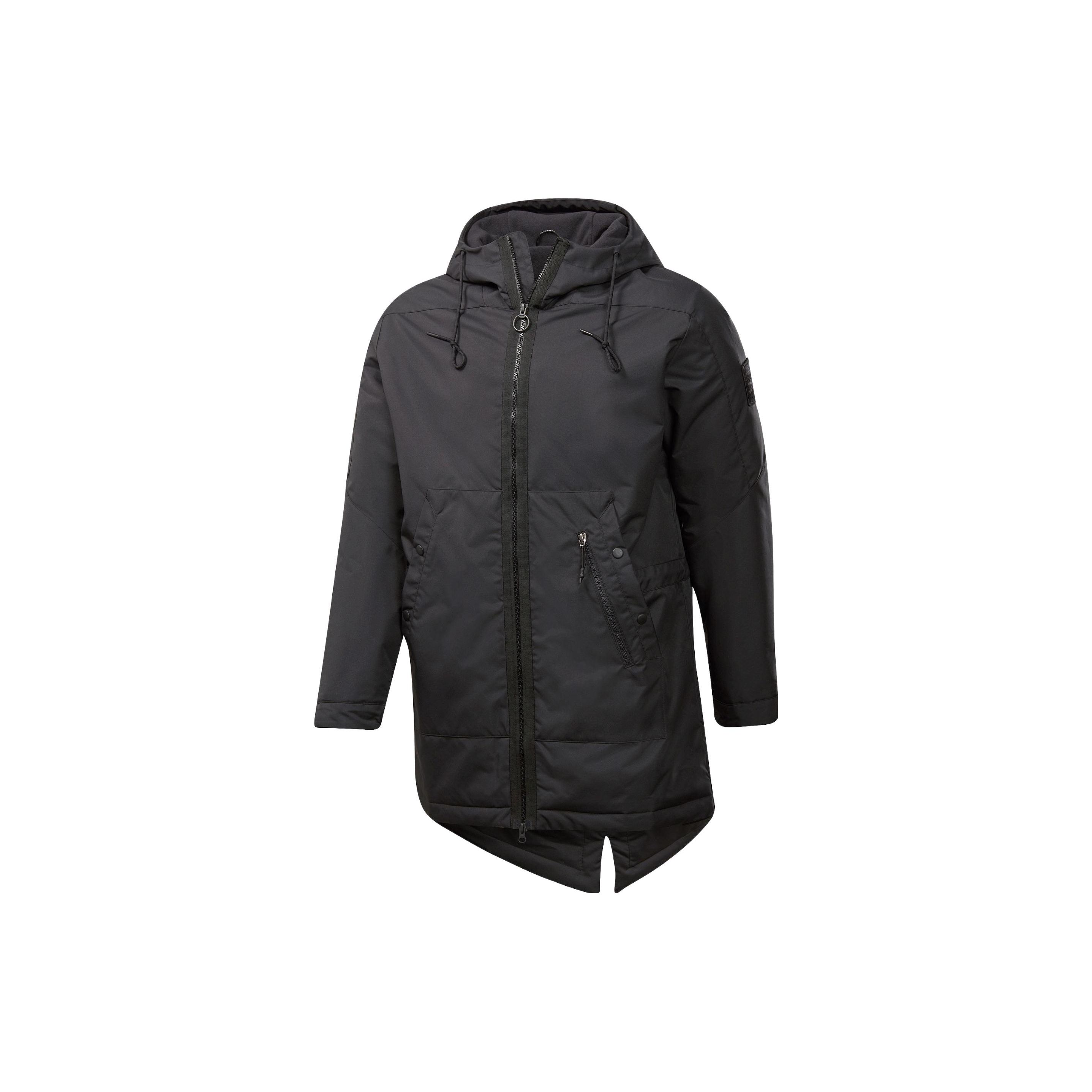 

Reebok OW Унисекс Однотонная Спортивная Куртка Средней Длины Унисекс Куртка Черный FT0684 L