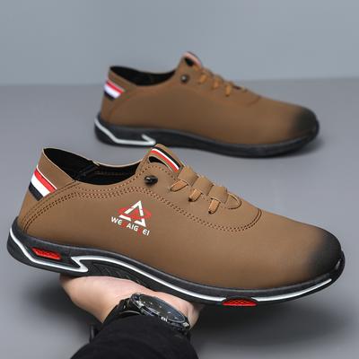 Spring New Leather Shoes Soft Sole Breathable Light Casual Shoes Business Comfortable Leather Shoes