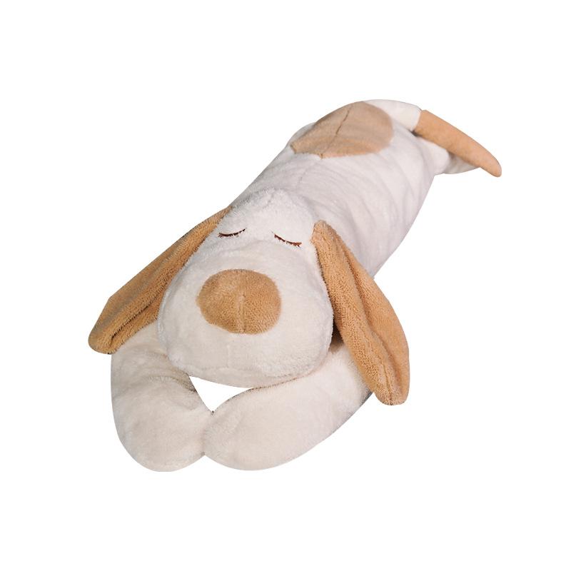 Cartoon Dog Long Throw Pillow Plush Toy Doll Big Dog Playing Girl Bed Sleeping Soothing Doll