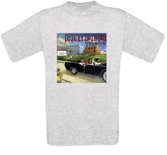 Clips Lord Willin Pusha T Rap Hip Hop T-Shirt XXXXL