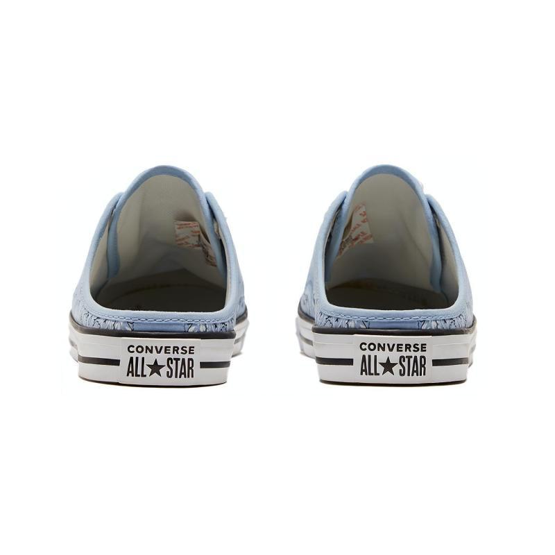 Converse Chuck Taylor All Star Comfortable and Versatile Rubber Sole Non-Slip Slide Sandals Women's Blue