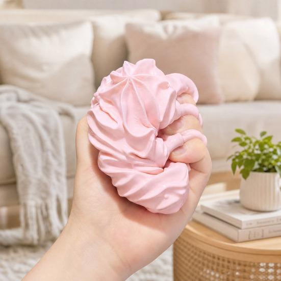 Stress Reduction Gadget 1/2/3Pcs Relieving Cream Roll Toy Soft Stretchy Ice Squeeze Toy Slow Rising Fidget Cake Sensory for Anxiety Relief TPR Ball