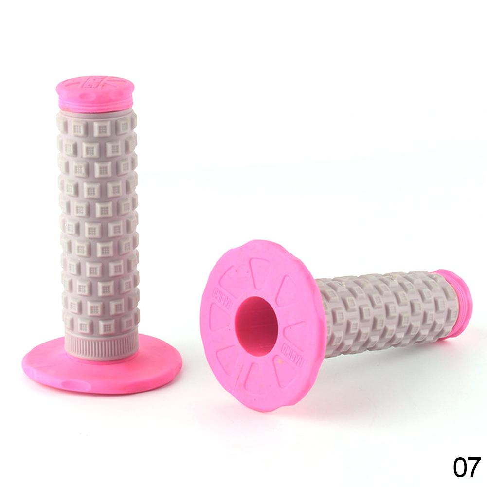 2 szt. Uniwersalne 7/8" 22mm Chwyty Kierownicy Motocyklowej Antypoślizgowe Gumowe Chwyty Manetki Gazu Do Motocykla Motocross Off Road E-Bike Hulajnogi