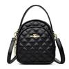 Diamond Embroidered Thread Women's Bag Mother Mobile Phone Bag Niche Double-layer Crossbody Bag Hand-held One-shoulder Crossbody Bag Bag