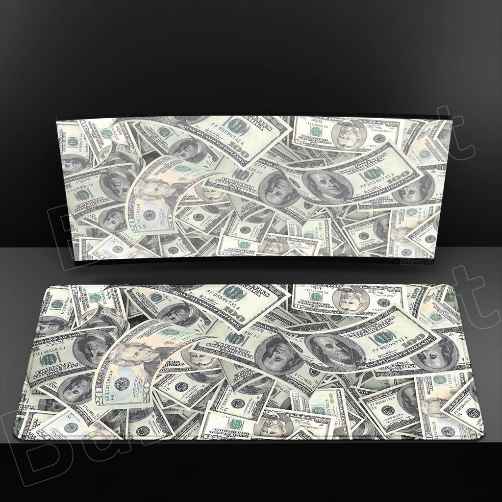 Tappetino per Mouse da Gioco Tappetino Mouse Dollaro 900x400mm Tappetino Tastiera Deskpad Tappetino Mouse Scrivania Gioco PC Tappetini da Scrivania Grandi in Gomma Accessori da Gioco